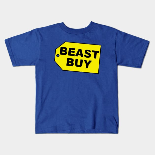 Beast Buy Kids T-Shirt by KThad